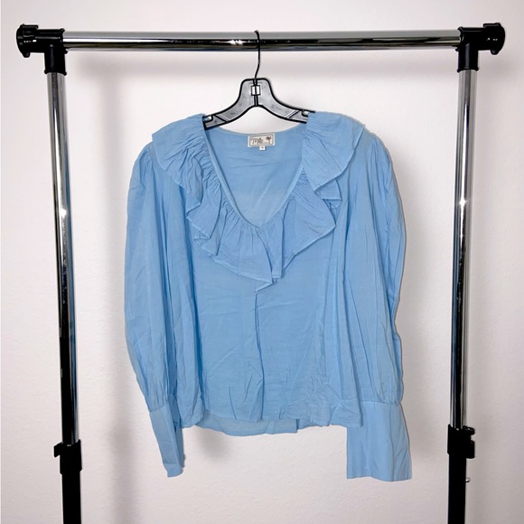 Mille Tops - Stunning Mille Resort Ruffle Blouse